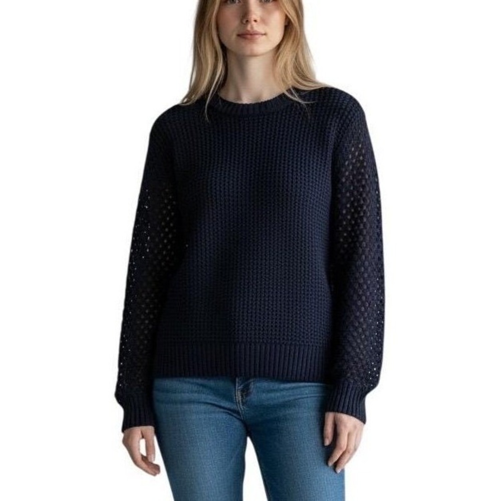 J.Crew Open Crochet Sweater
